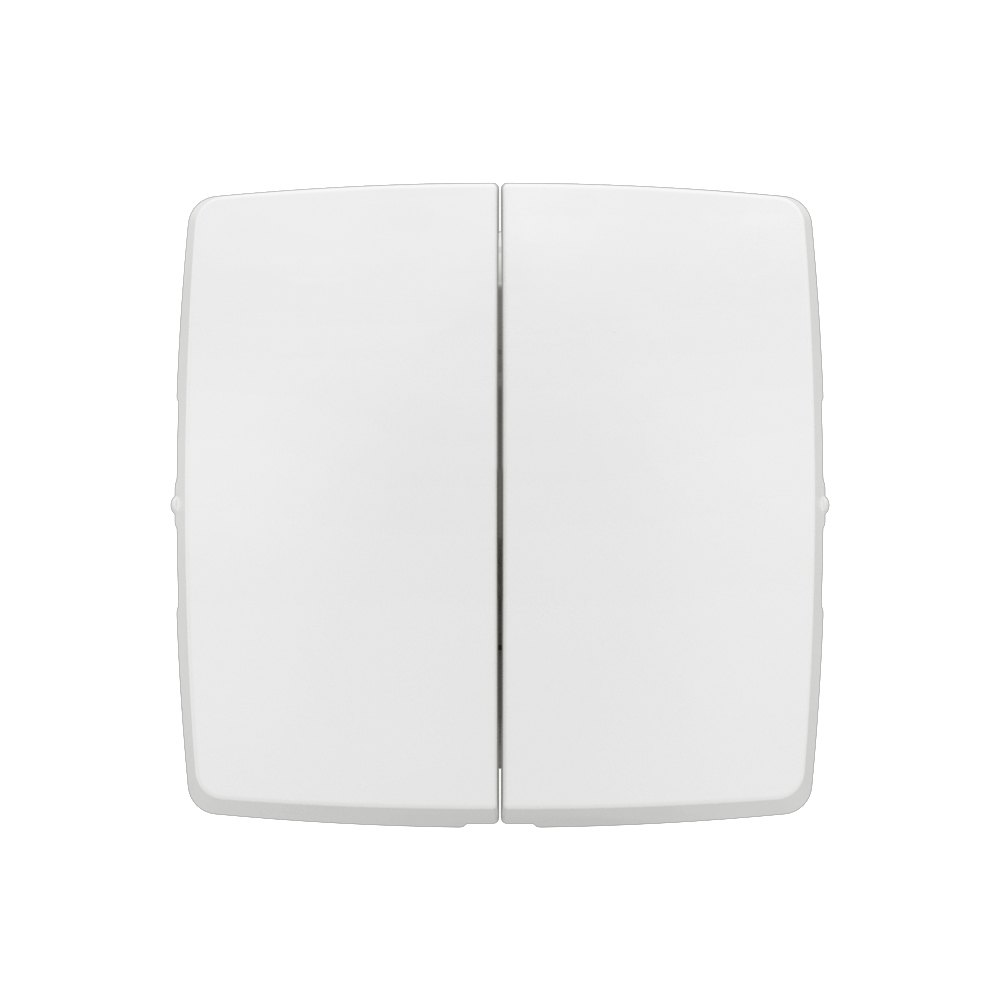 Transformeur double Appareillage Saillie composable blanc