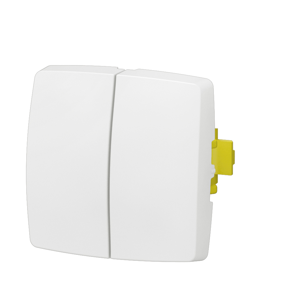 Transformeur double Appareillage Saillie composable blanc – Image 3