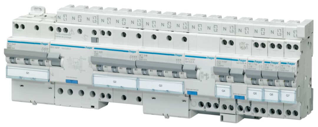 Disjoncteur 10A 1P+N 4,5-6kA Courbe C 1module – Image 3