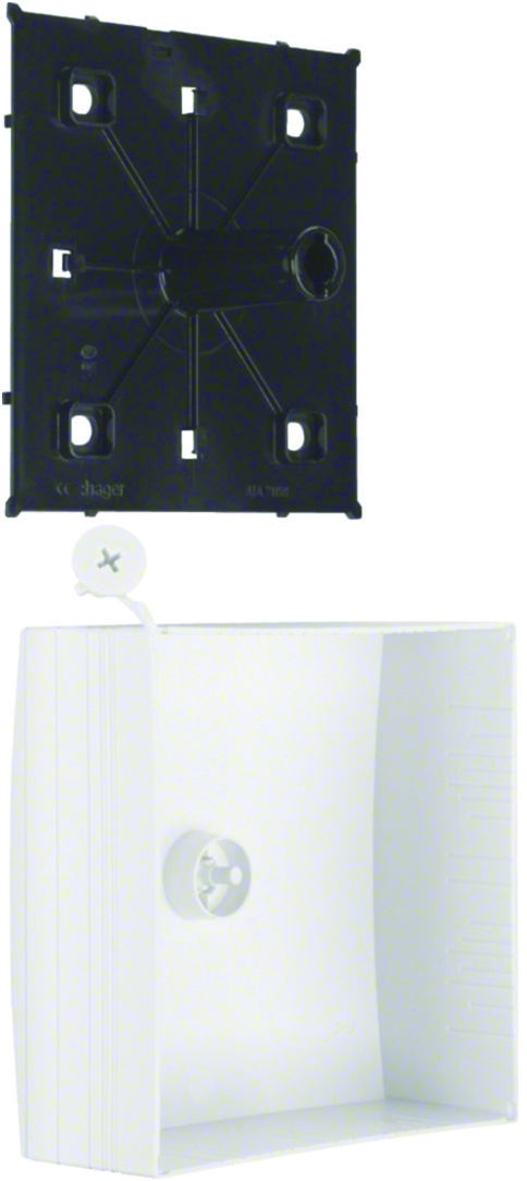 Boîte de dérivation pour moulure ateha 115x115mm Blanc – Image 3