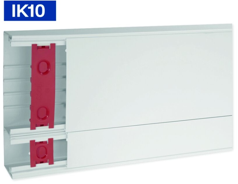 Pack Tecnica-GTL Multipack250 250x65 1 socle compartimenté 2 couvercles blanc – Image 2