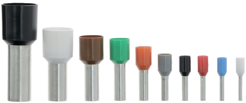 Embout de câblage simple 10 mm² brun (x 100) – Image 2