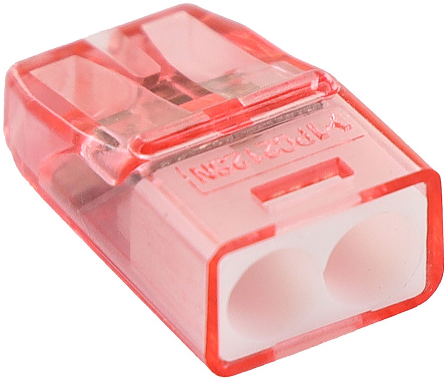 Borne de connexion transparente 2 entrées rouges MINI CONNEX green – Image 4