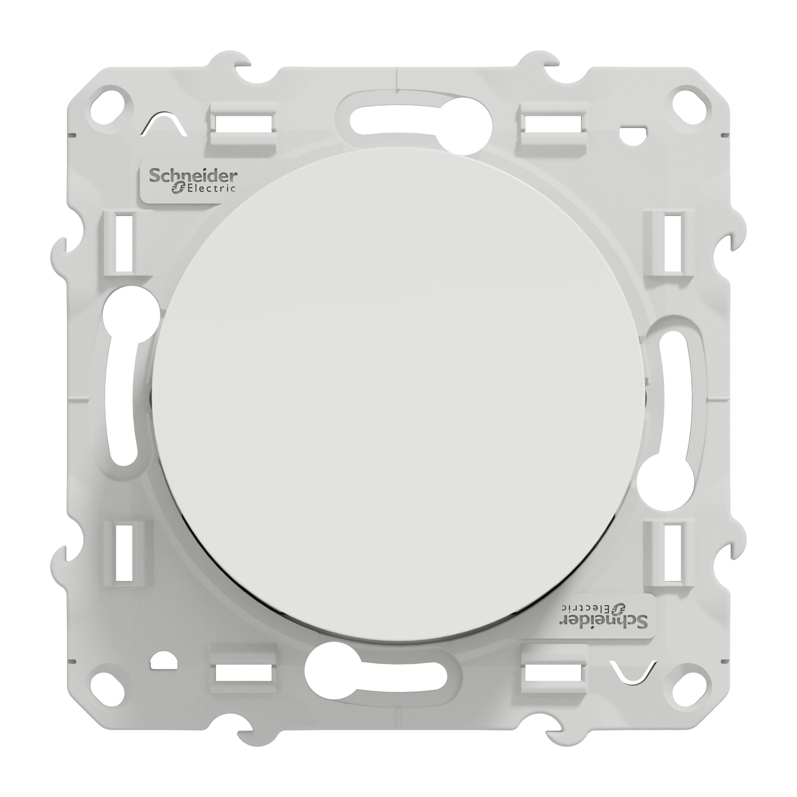 Odace 2011 - poussoir lumineux - blanc - 10A - voyant LED bleu 0,15mA – Image 2