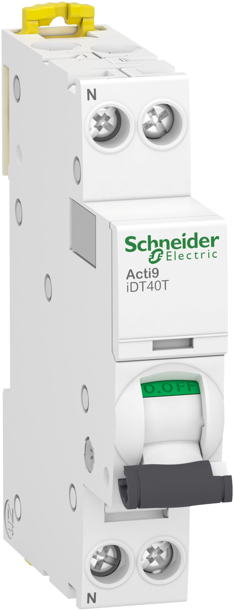 Acti9 iDT40T - Disjoncteur modulaire - 1P+N - 32A - Courbe C - 4500A/6kA