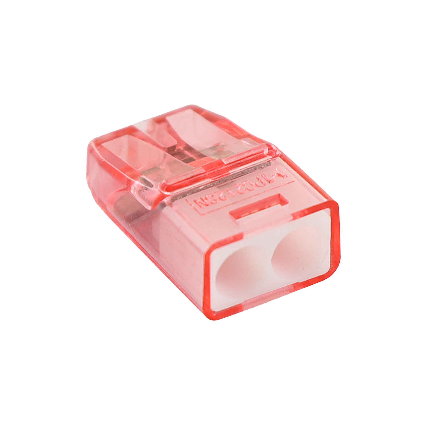 Borne de connexion transparente 2 entrées rouges MINI CONNEX green – Image 2