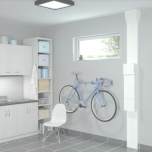 Porte opaque blanc gamma+ pour coffret gamma 13, 2 rangées 26 M