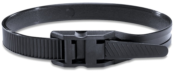 Collier d'installation 350x9 mm en PA66W Résistant aux UV noir - LPH 350 – Image 5