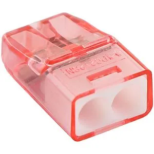 Borne de connexion transparente 2 entrées rouges MINI CONNEX green – Image 5