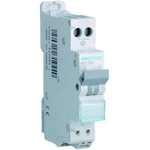 Disjoncteur Phase+ Neutre 10A 3kA Courbe C connexion automatique SanVis 1 Module – Image 5