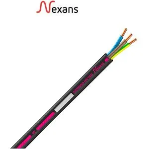 Câble rigide Nexans R2V Distingo Nx'Tag cuivre 3G1,5 mm² en couronne de 100 m