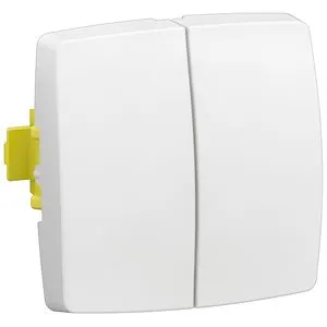 Transformeur double Appareillage Saillie composable blanc – Image 4