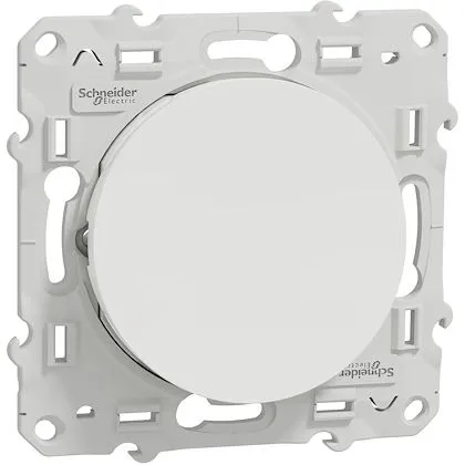 Odace 2011 - poussoir - blanc - 10A