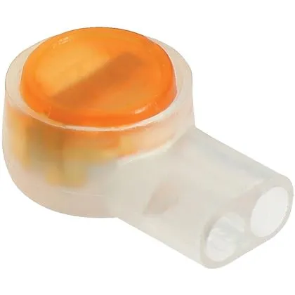 Connecteur courants faibles 2 entrées pour fils monobrins D= 0.4 à 0.9 mm (x 100) 330022