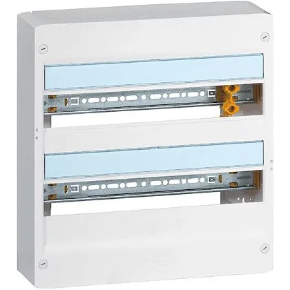 Coffret Drivia 18 modules 2 rangées saillie IP30 IK05 - Blanc RAL9003 401222