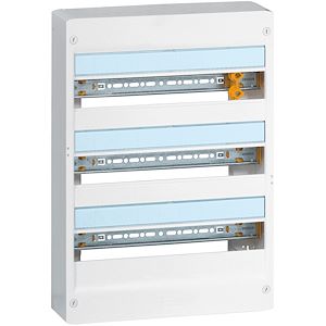 Coffret Drivia 18 modules 3 rangées saillie IP30 IK05 - Blanc RAL9003 401223