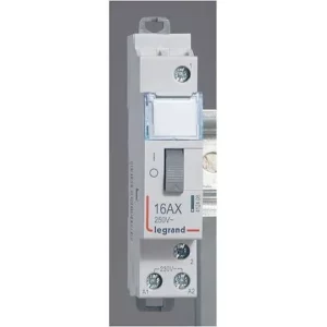Télérupteur standard à vis 230V~- 1P - 250V~~ - 16A - 1F - 1 module 412408