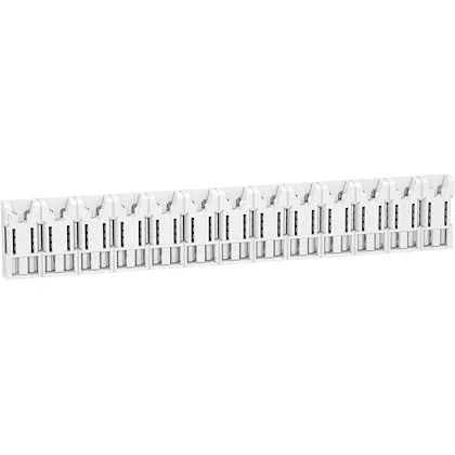 répartiteur système embrochable - 13 modules - sans connecteur R9EXHS13