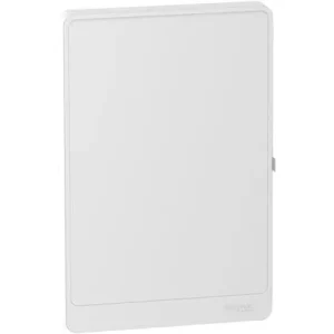 Resi9 - Porte Styl blanche (RAL 9003) pour coffret 4 rangée de 13 modules