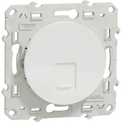 Odace - prise RJ45 - blanc - grade 1 (téléphone) cat. 5 UTP S520471