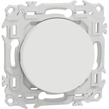Odace - va-et-vient ou poussoir - 10AX - blanc craie S920204